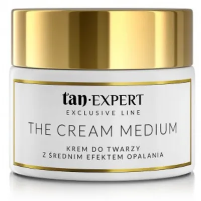 Zdjęcie produktu dla TanExpert The Cream Medium krem do twarzy samoopalający 50 g efekt opalenizny nawilżenie naturalny kolor