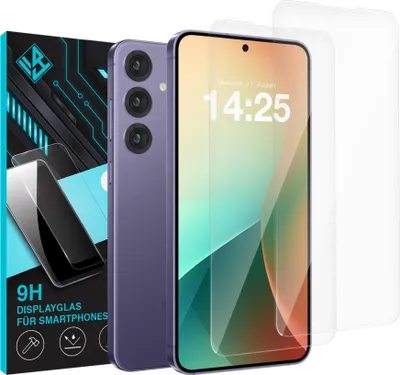 Produktbild von 2x 9H Schutzglas Displayschutzfolie für Samsung Galaxy S25+ Displayglas Displayschutz Glas Panzerfolie Schutzglasfolie