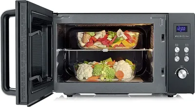 Obrázok produktu pre Severin MW 7763, Na pracovnú dosku, Mikrovlnná rúra s grilom, 25 L, 900 W, Vstavaný displej, LED