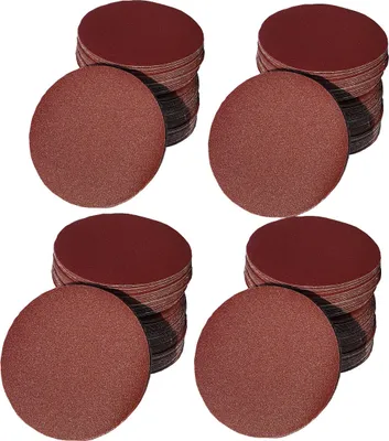 Produktbild von 50x Klett Schleifscheiben Ø150mm Körnung P40 Schleifblätter Schleifpapier Trockenbauschleifer BOHRFUX