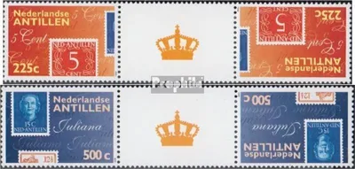 Produktbild von Briefmarken Niederländische Antillen 1998 Mi 980KZ-981KZ (kompl.Ausg.) Kehrdruckpaare postfrisch Philatelie