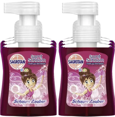 Produktbild von Sagrotan Kids Samt-Schaumseife Erdbeere Paw Patrol Edition 6x250ml