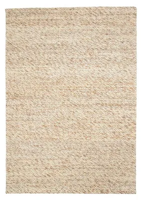 Image de Volero - Tapis en Laine - Mélange Crème/Marron Mélangé - 200x290cm