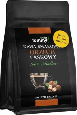 Image de Café moulu aromatisé NOISETTE 250 g 100 % Arabica Fraîchement torréfié Tommy