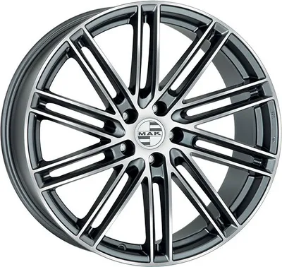 Produktbild von 22 Zoll Alufelge MAK leipzig-d 22"x11.5" 5x130 PCD ET52 71.6mm Felge Antraciet
