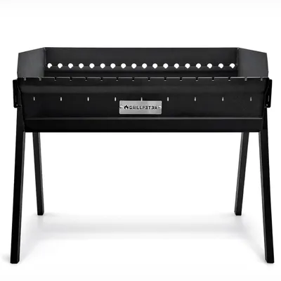 Produktbild von Profi Mangal Altan 90 Stahl 3mm Schaschlikgrill mit Aschekasten