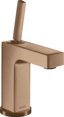 Produktbild von Einhebel-Waschtischmischer AXOR CITTERIO 110 DN 15 ohne Zugstange brushed red gold ohne Zugstange brushed red gold