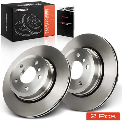Immagine prodotto di Frankberg 2x dischi freno asse posteriore per BMW X5 E53 2.9L 3.0L 4.4L 2000-2006