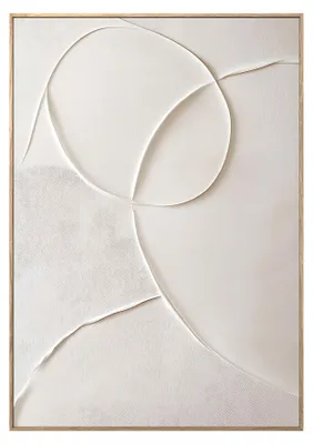 Zdjęcie produktu dla STYLER Obraz na płótnie 70x100 cm w ramie Framed Circl nowoczesna dekoracja ścienna do salonu sypialni biura Canvas