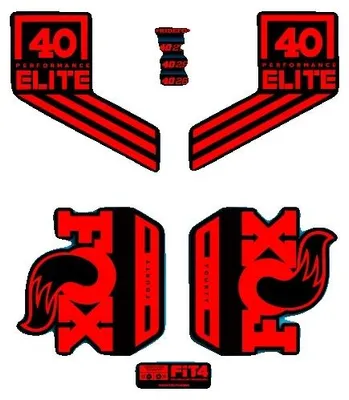 Image de Autocollants en vinyle pour vélo, matériau résistant, options personnalisables, rouge