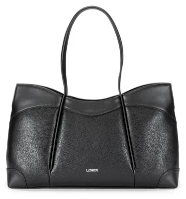 Image de L.CREDI sac shopper sac à épaule bandoulière Sigrid Shopper Black noir