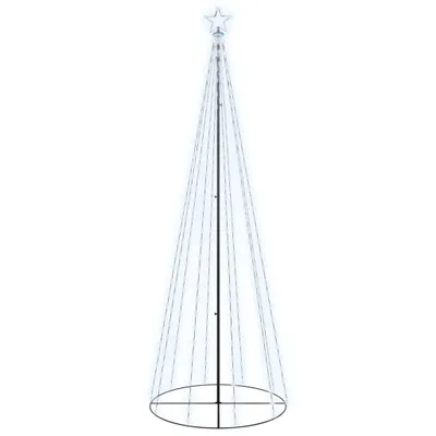 Zdjęcie produktu dla vidaXL Choinka LED w kształcie stożka zimna biel 310 LED 100x300 cm