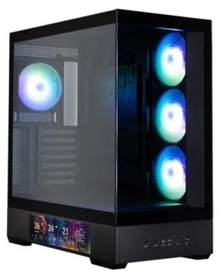Immagine prodotto di Zalman P40 DS BLACK, Midi Tower, PC, Nero, ATX, Micro ATX, Mini-ITX, Plastica, Acciaio, Vetro temperato, Altro