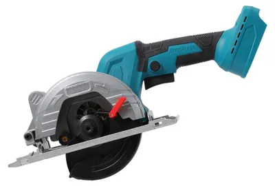 Obrázek produktu pro Mini akumulátorová ruční kotoučová pila – bezuhlíková – napájená baterií – ruční ovládání – kotouč o průměru 125 mm – nastavitelná hloubka řezu – 1 baterie