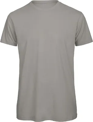 Produktbild von B&C TM042 | Herren T-Shirt / 100% Organic Baumwolle - Farbe: Light Grey - Größe: 3XL