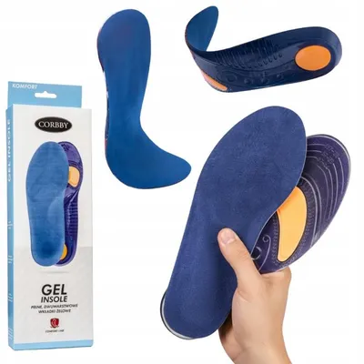 Produktbild von Corbby GEL INSOLE Zuschneidbare Gel-Einlegesohlen für Komfort