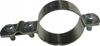 Produktbild von Blitzschutz-Erdungsschelle für Installationsrohre 1 1/2" VERZINKTEM STAHL