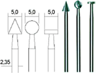 Immagine prodotto di Proxxon Feinfräsersatz 3-tlg, Wolfram Vanadium Fräser, für Metall, Kunststoff
