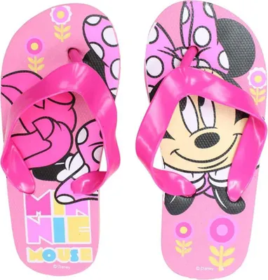 Produktbild von Disney Minnie Maus Kinder Flip Flops Latschen Zehentrenner – Pink / 29/30