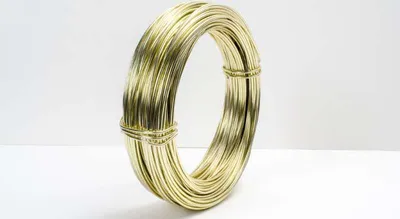 Produktbild von Aluminiumdraht Ø 2mm - 60m - Farbe champagne