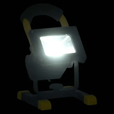Image de vidaXL Projecteur à LED Rechargeable avec poignée 30W Blanc froid