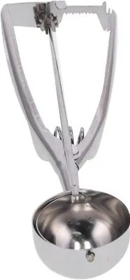 Produktbild von Eiskelle mit Entspannungsmechanismus - Portionierer aus Edelstahl - 4 cm - Silber