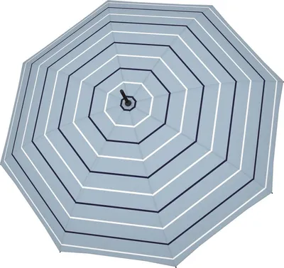Produktbild von doppler Stockregenschirm Regenschirm Fiber Flex Long AC Classy Blue hellblau