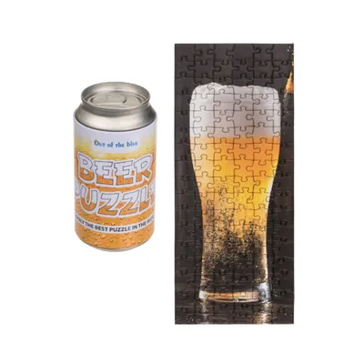 Image de Puzzle de bière 102 pièces, emballé dans une boîte de bière Jeu de puzzle Bière Party Cadeau Déco