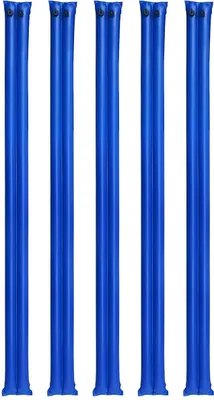 Immagine prodotto di Tubi per sacchi d'acqua a doppia camera calibro 26 per copertura piscina invernale, confezione da 5, lunghezza 3 metri