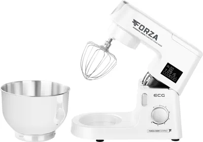 Produktbild von ECG FORZA 5500 G B | 6,5 l | 1500 W | Weiß | Schleifen | Mischen | LED-Anzeige | Edelstahl | Aluminium |