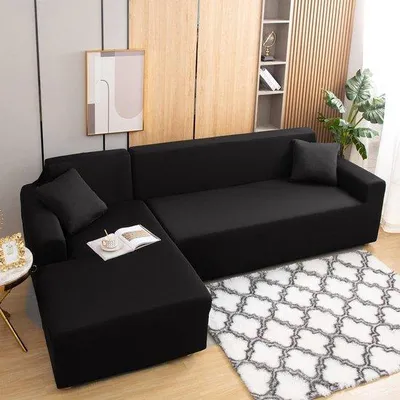 Produktbild von Famanu Bankbezüge elastisch - 2 Stück für 3-Sitzer und L-förmige Sofas