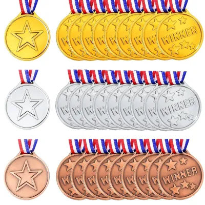 Productafbeelding van Set van 30 Medailles voor Kinderen met Ribbons