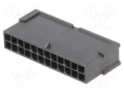 Obrázok produktu pre 1x Konektor kábla – kábel, 3 mm, samica, PIN: 24, 43020-2401, konektor Signteck
