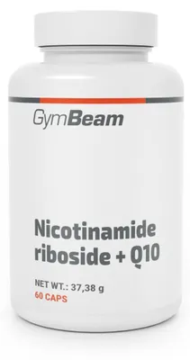 Produktbild von GymBeam - Nicotinamid-Ribosid + Q10, 60 Kapseln