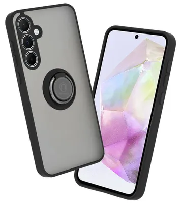 Produktbild von Techsuit Glinth Back Cover Hülle für Samsung Galaxy A35 - Schwarz