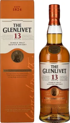 Produktbild von The Glenlivet 13 Years Old FIRST FILL AMERICAN OAK 40% Vol. 0,7l in Geschenkbox