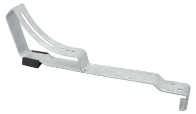 Produktbild von DAPRONA Laufroststütze für Dachtritt und Laufrost 48,5cm, für gewellte Dachziegel, verzinkt Silber, Dachtritte für Schornsteinfeger