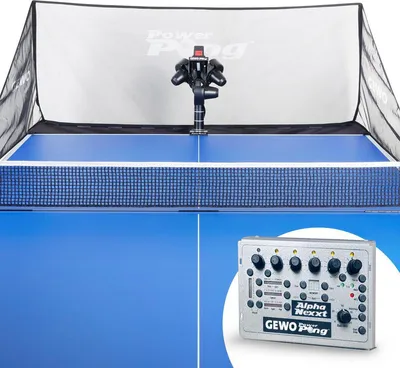 Produktbild von Gewo Tischtennis Roboter / Alpha Nexxt / Ballmaschine / 90 Spineinstellungen /