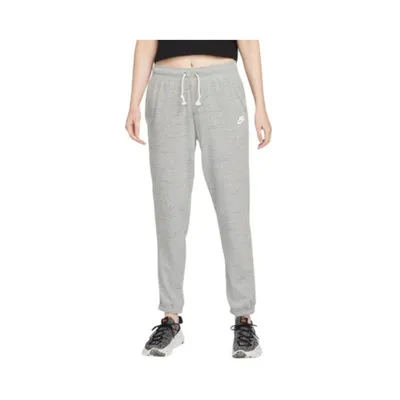 Produktbild von Nike Jogginghose für Damen aus Baumwolle, Farbe:Grau, Größe:L