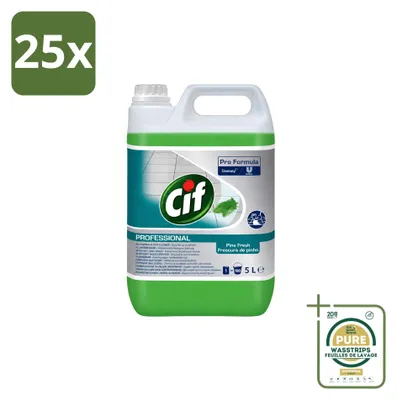 Produktbild von 25 x Cif Allesreiniger Dennenfris 5 l - Vorratspackung - 25 Stücke
