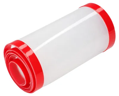 Imagen del producto de Protector de bordes transparente, 120x17 cm, con protección para los dedos, para mayor seguridad infantil