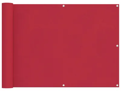 Obrázok produktu pre vidaXL Ochrana súkromia na balkón Červená 75 x 200 cm