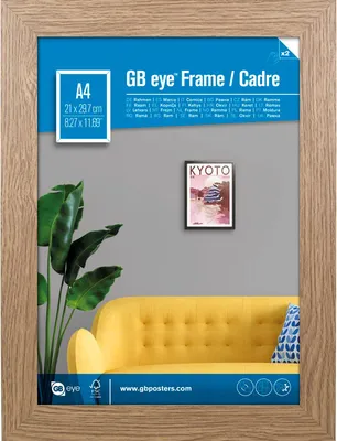Produktbild von GBEYE - MDF Oak Frame - A4 - 21 9,7cm -