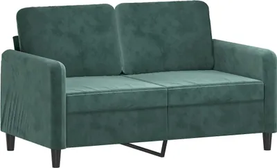 Produktbild von vidaXL 2-Sitzer-Sofa Dunkelgrün 120 cm Samt