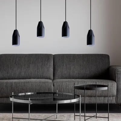 Produktbild von Pendelleuchte Hängelampe Esszimmer Küchenlampe Hängend Esstischlampe Innen Weiß Lampentyp Design I Farbe Schwarz-Weiß