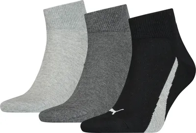 Produktbild von Puma LIFESTYLE QUARTER (3 PAARE) SCHWARZ 35-38