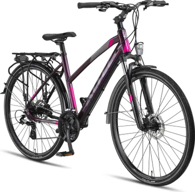 Produktbild von Legarda 28 Zoll 49 cm Damen 24G Hydraulisch Scheibenbremse Violett