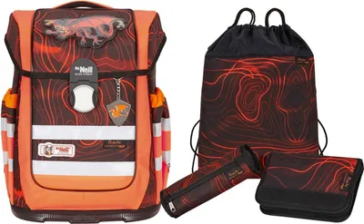 Produktbild von McNeill Set ERGO COMPLETE, DIN 5tlg. DRACHE Original 9649223000 Schulranzen
