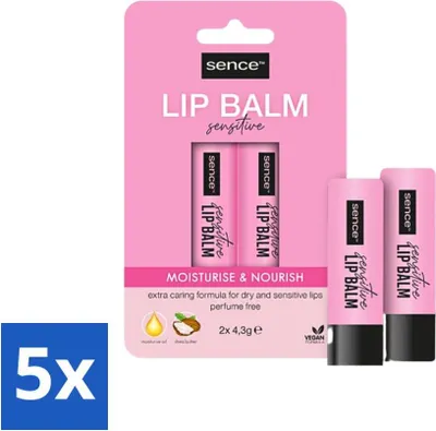 Obrázek produktu pro Sence balzám na rty Sensitive 2 kusy - hodnotné balení - 5 kusů