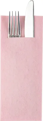 Produktbild von Airlaid Besteckservietten "Pub" Altrosa, 40 x 33 cm, 75 Stück - Mank